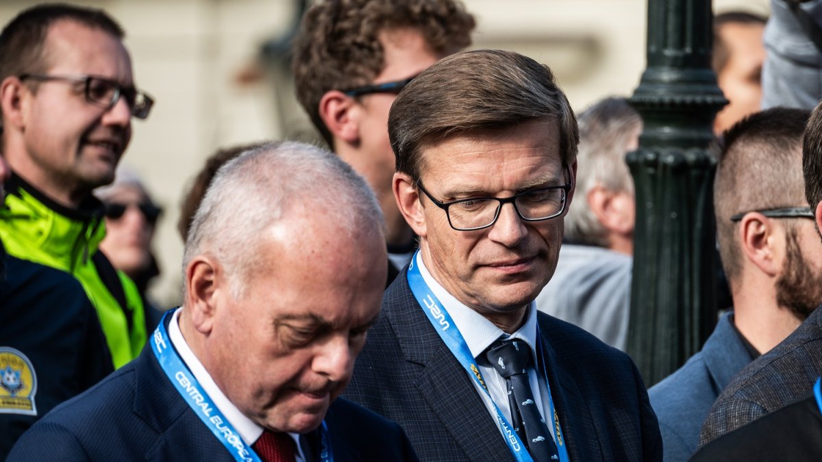 Zahájení Středoevropské rally u Pražského hradu (17.10.2024)