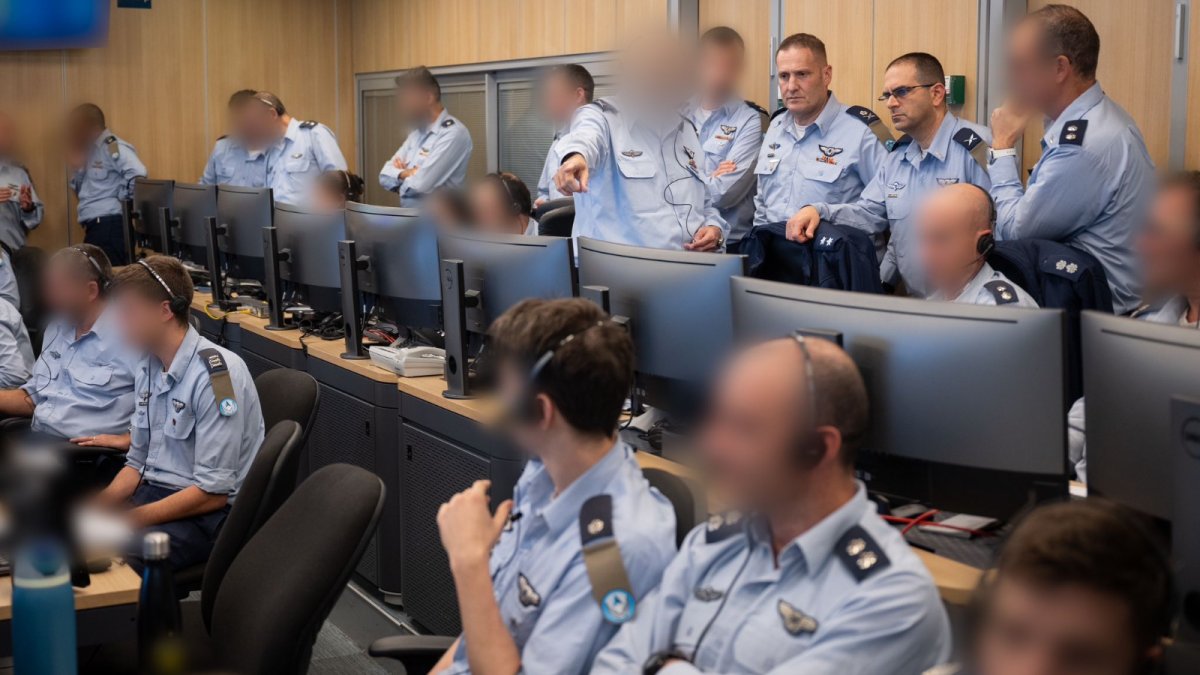 Velitelské středisko izraelského letectva dohlížející na údery v Íránu 