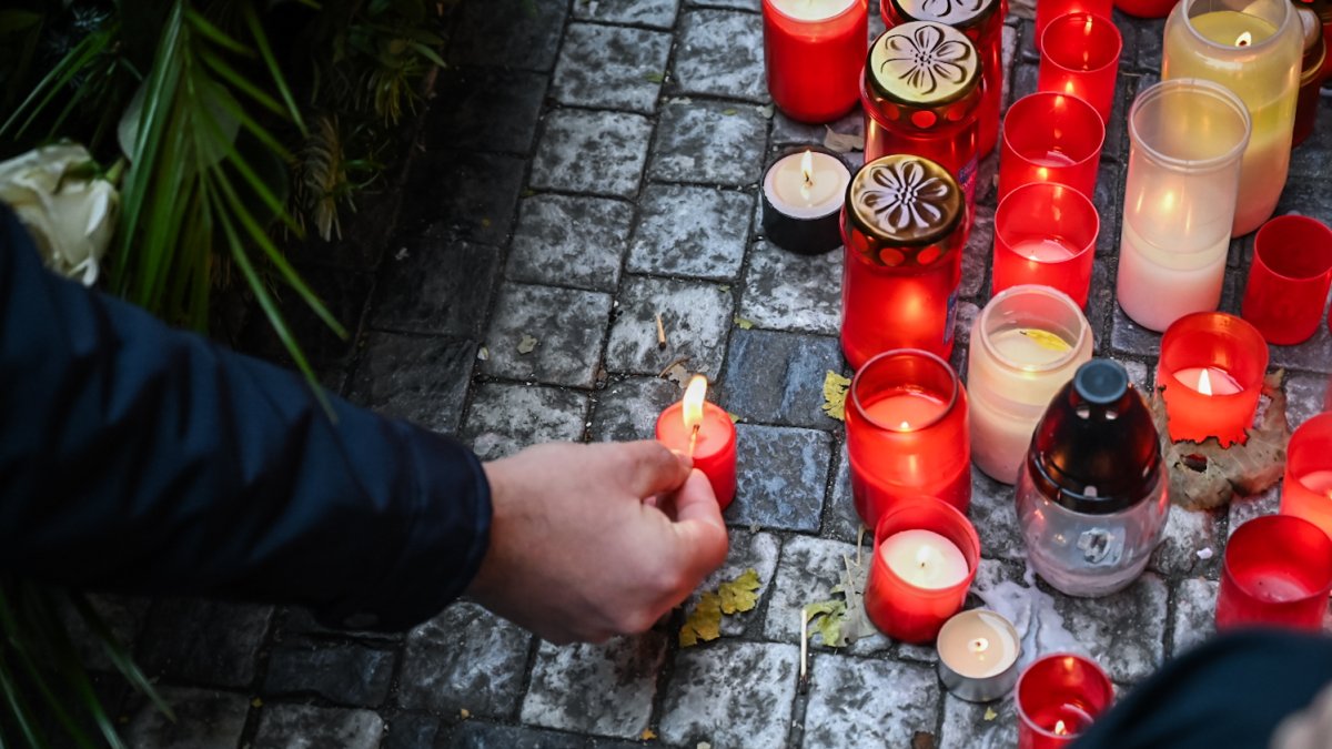 Připomínka 17. listopadu na Národní třídě v Praze (2024)