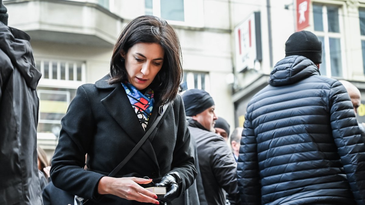 Připomínka 17. listopadu na Národní třídě v Praze (2024)