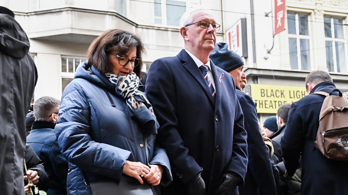 Připomínka 17. listopadu na Národní třídě v Praze (2024)