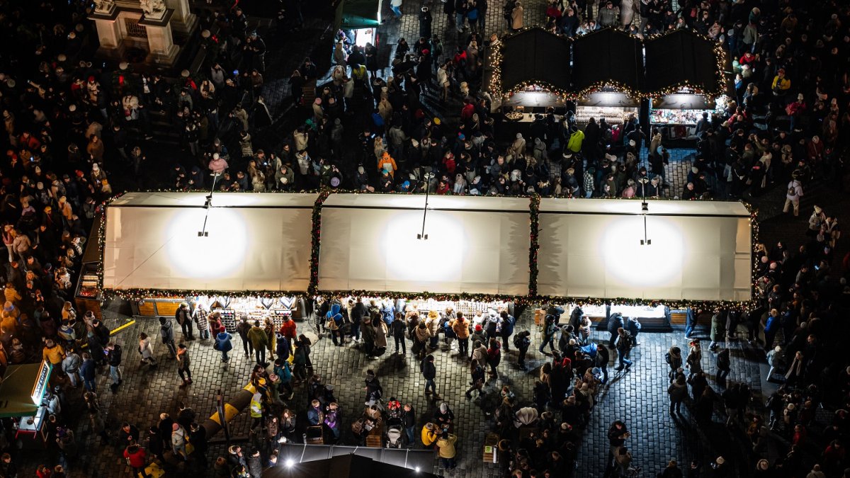 Vánoční trhy na Staroměstském náměstí v Praze 2024
