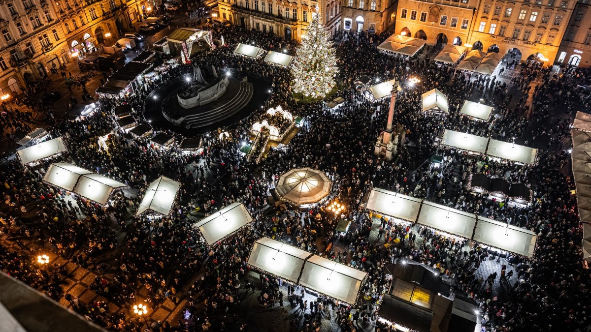 Vánoční trhy na Staroměstském náměstí v Praze 2024