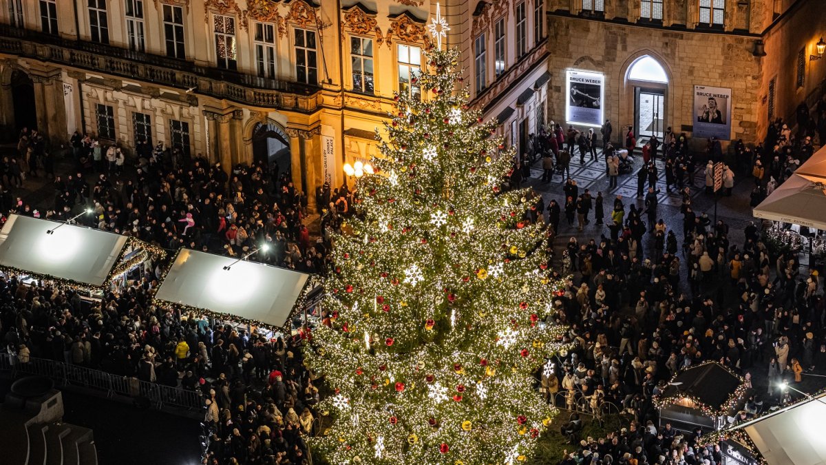 Vánoční trhy na Staroměstském náměstí v Praze 2024