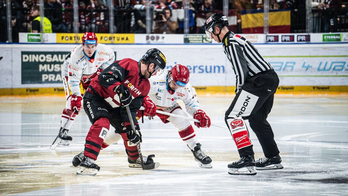 HC Sparta Praha v utkání proti Mountfieldu