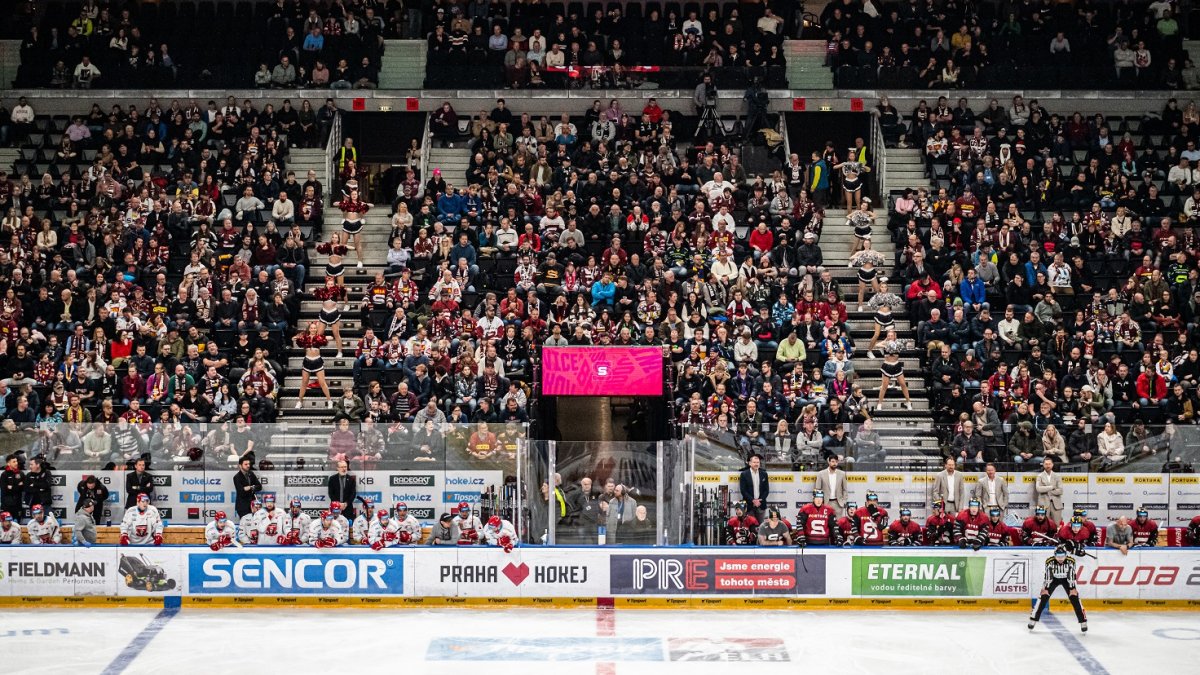 HC Sparta Praha v utkání proti Mountfieldu