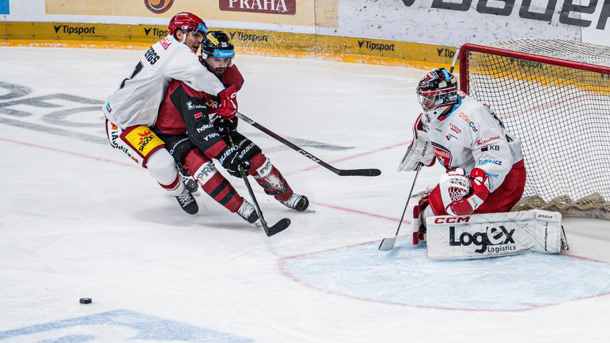 HC Sparta Praha v utkání proti Mountfieldu