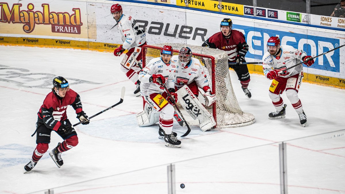 HC Sparta Praha v utkání proti Mountfieldu