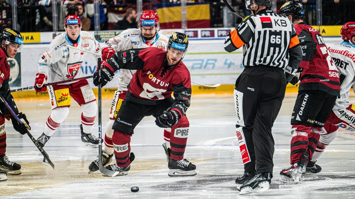 HC Sparta Praha v utkání proti Mountfieldu