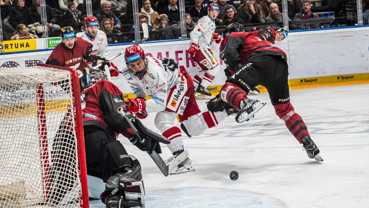 HC Sparta Praha v utkání proti Mountfieldu