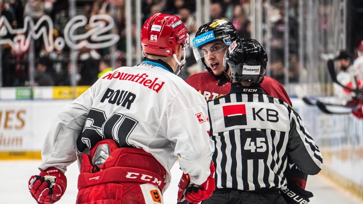 HC Sparta Praha v utkání proti Mountfieldu