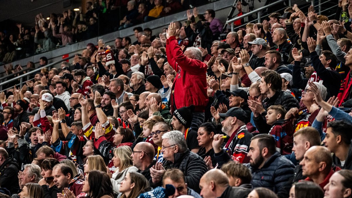 HC Sparta Praha v utkání proti Mountfieldu