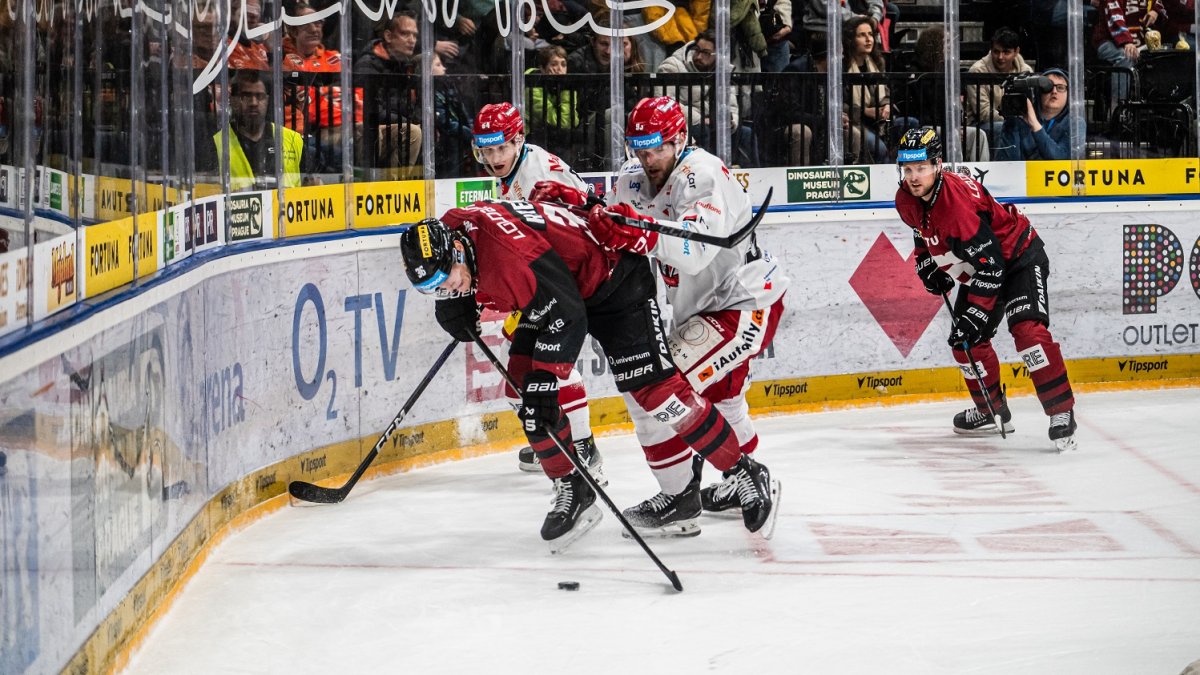 HC Sparta Praha v utkání proti Mountfieldu