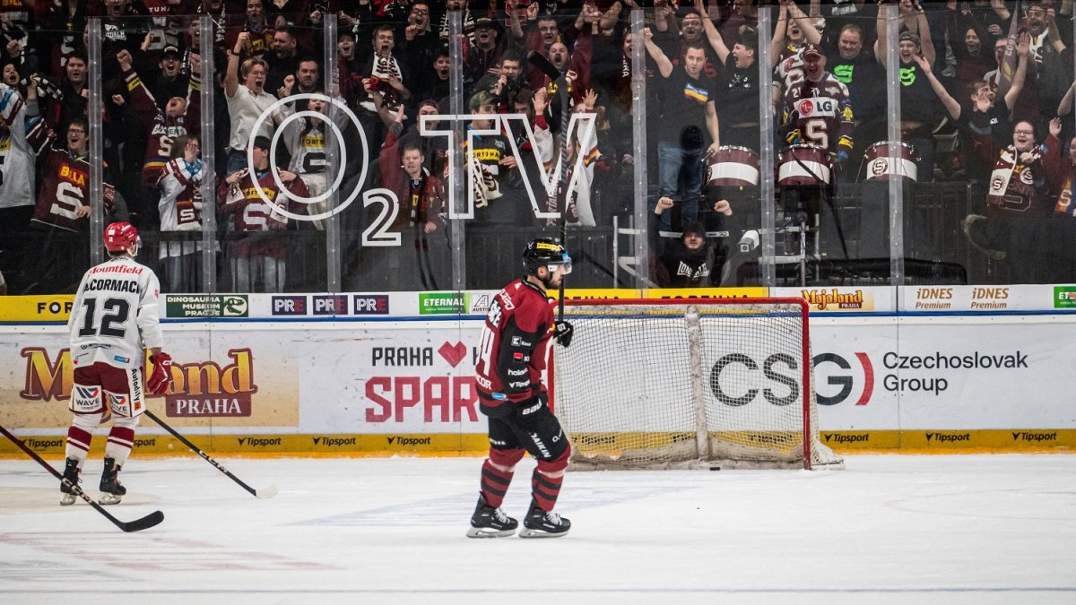 HC Sparta Praha v utkání proti Mountfieldu