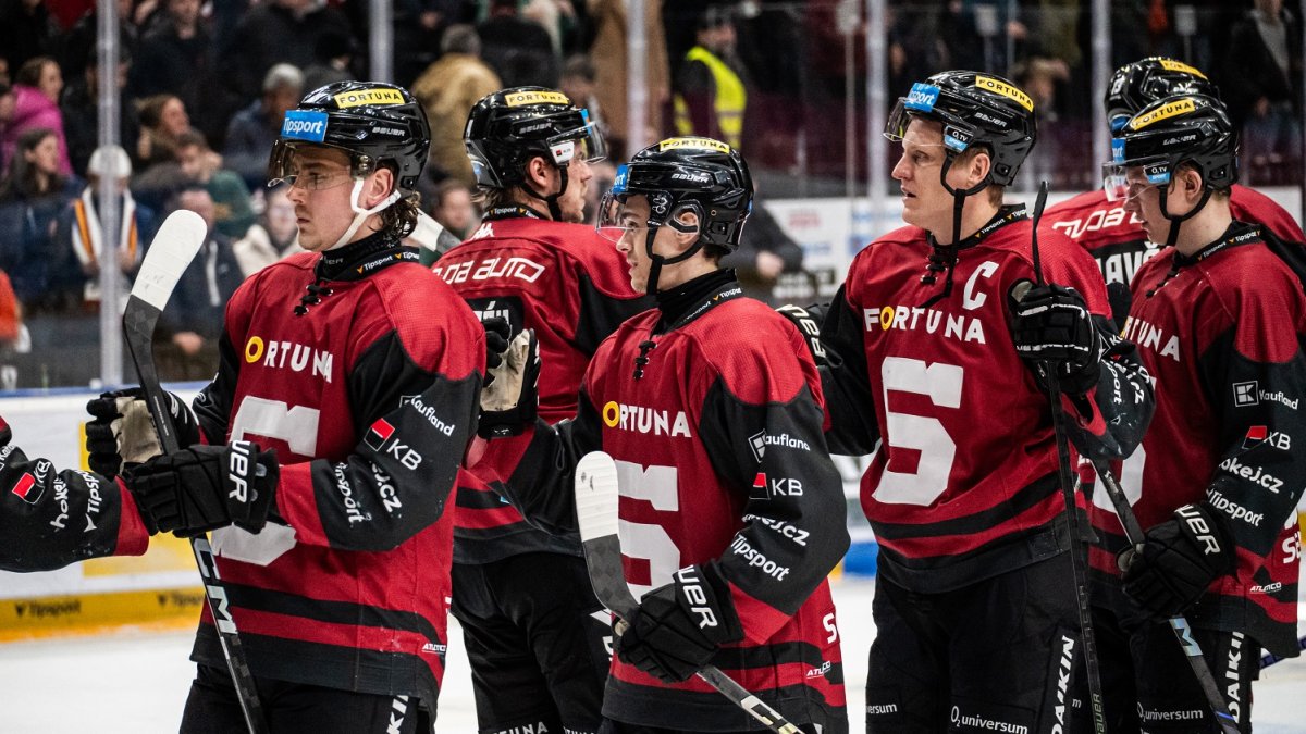 HC Sparta Praha v utkání proti Mountfieldu