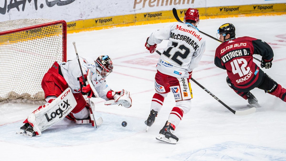 HC Sparta Praha v utkání proti Mountfieldu