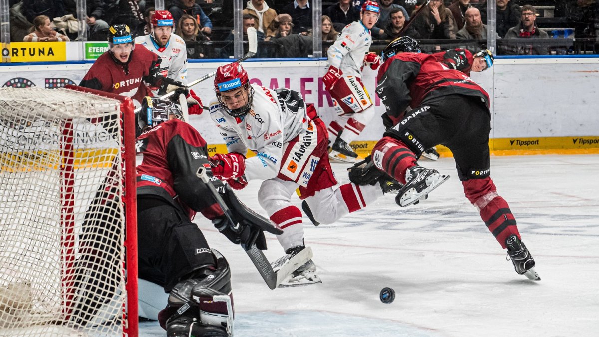 HC Sparta Praha v utkání proti Mountfieldu