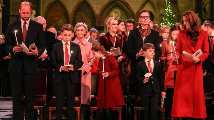 Princ William s rodinou. 