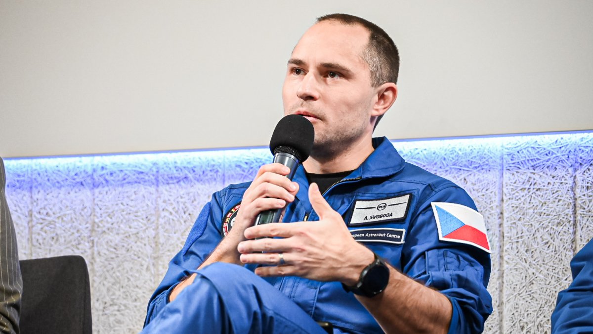V Praze proběhla tisková konference s českým astronautem Alešem Svobodou. (18.12.2024)