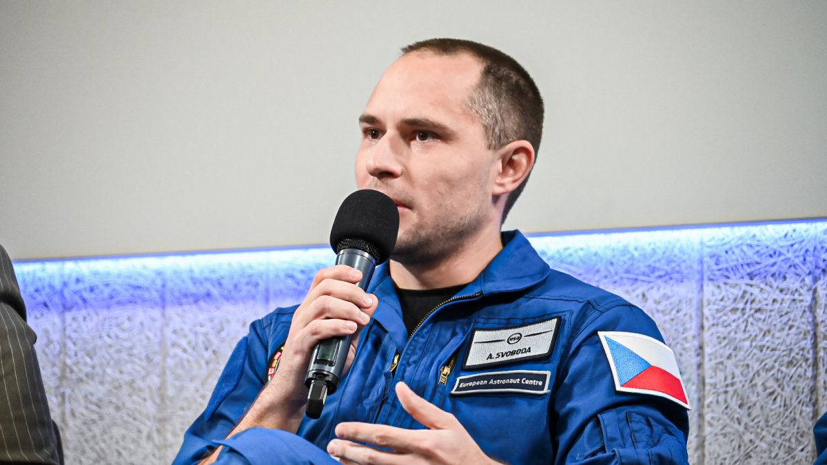 V Praze proběhla tisková konference s českým astronautem Alešem Svobodou. (18.12.2024)