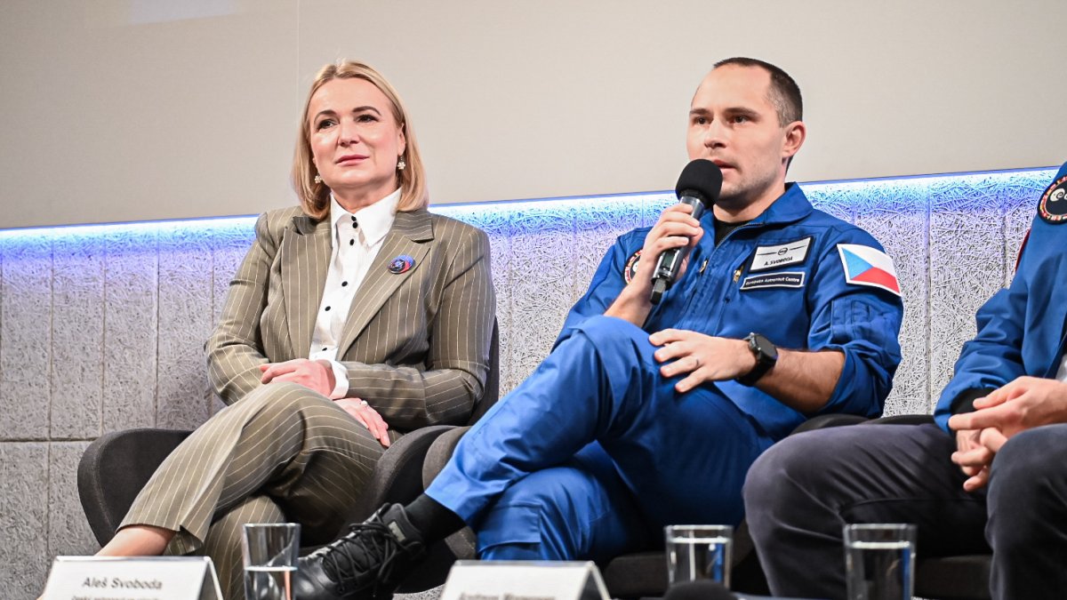 V Praze proběhla tisková konference s českým astronautem Alešem Svobodou. (18.12.2024)