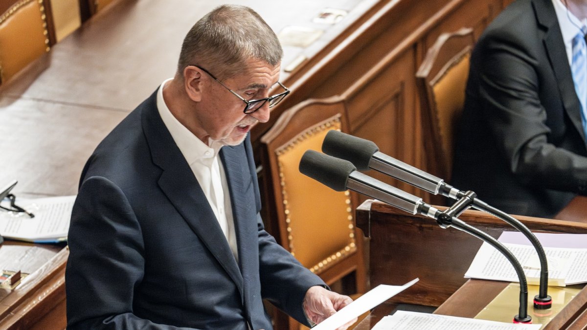 Andrej Babiš v Poslanecké sněmovně