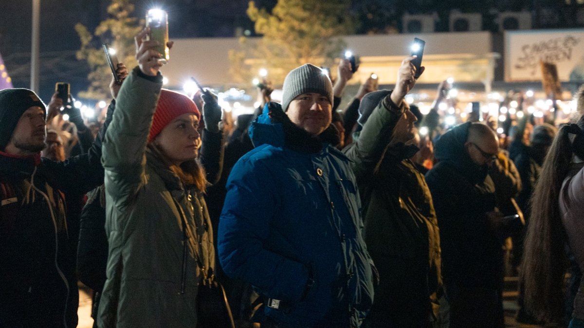 Protivládní protesty v Bratislavě (24.1.2025)