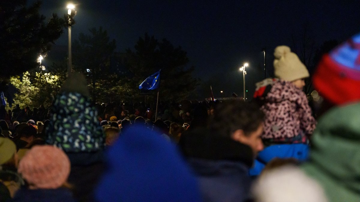 Protivládní protesty v Bratislavě (24.1.2025)