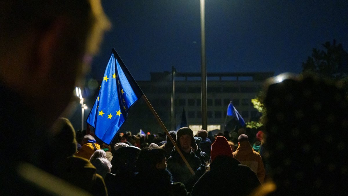 Protivládní protesty v Bratislavě (24.1.2025)