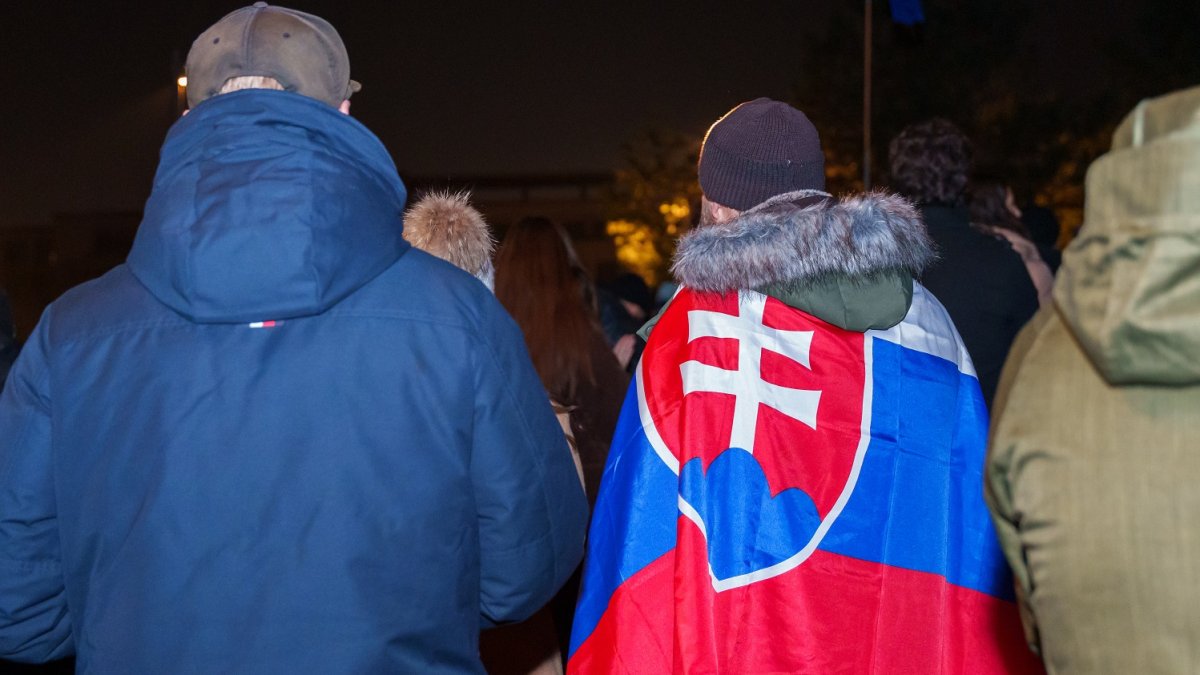 Protivládní protesty v Bratislavě (24.1.2025)