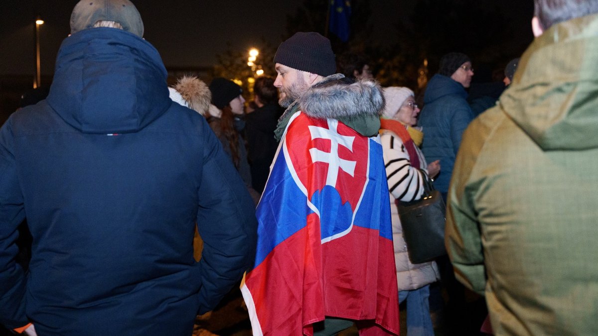 Protivládní protesty v Bratislavě (24.1.2025)