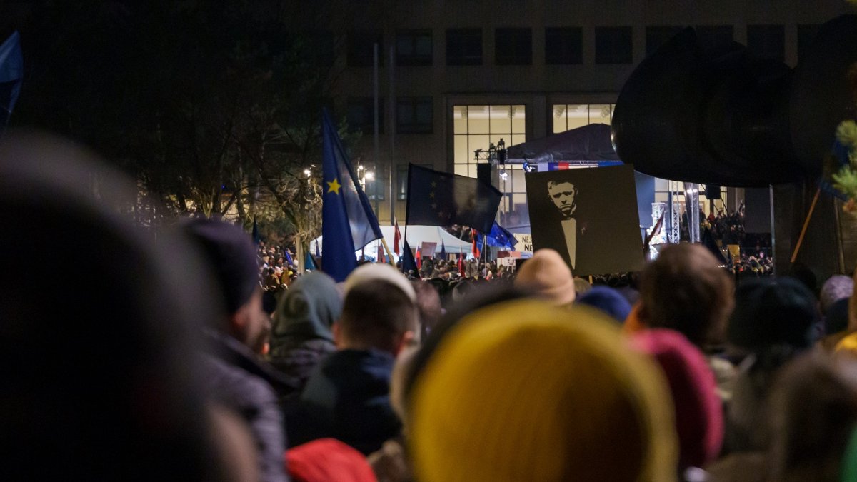 Protivládní protesty v Bratislavě (24.1.2025)