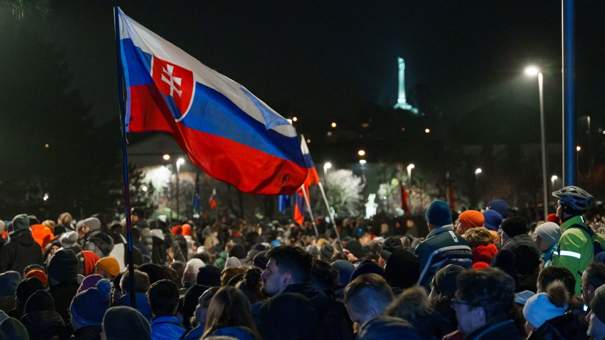 Protivládní protesty v Bratislavě (24.1.2025)