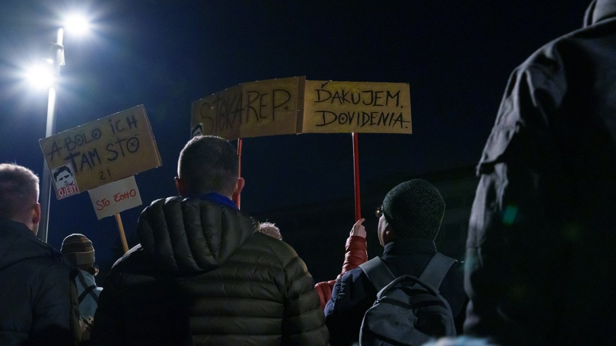 Protivládní protesty v Bratislavě (24.1.2025)