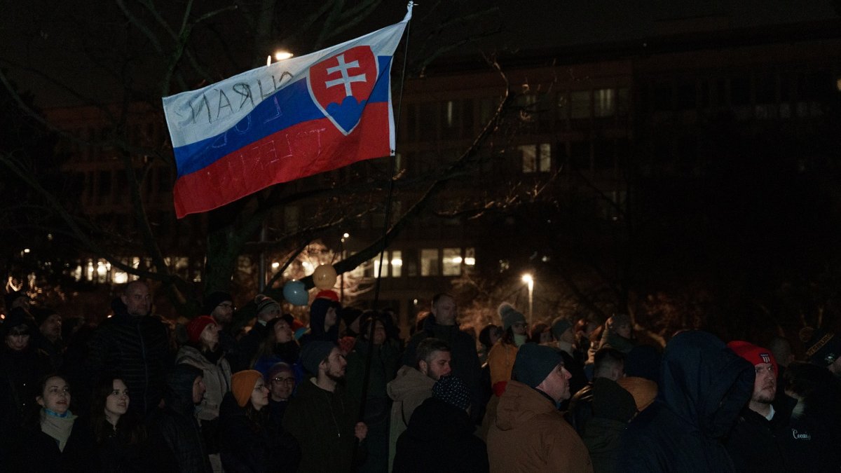 Protivládní protesty v Bratislavě (24.1.2025)