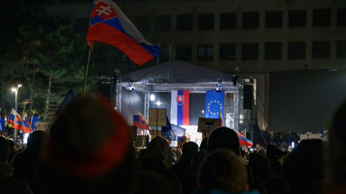 Protivládní protesty v Bratislavě (24.1.2025)