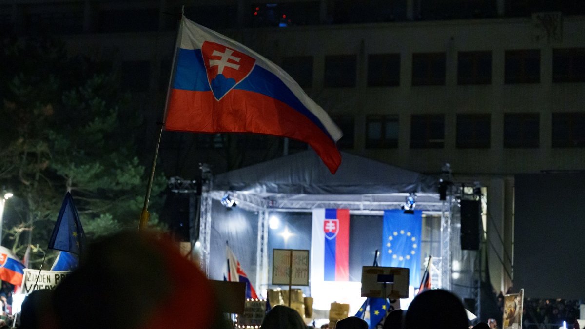 Protivládní protesty v Bratislavě (24.1.2025)