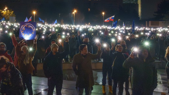 Protivládní protesty v Bratislavě (24.1.2025)
