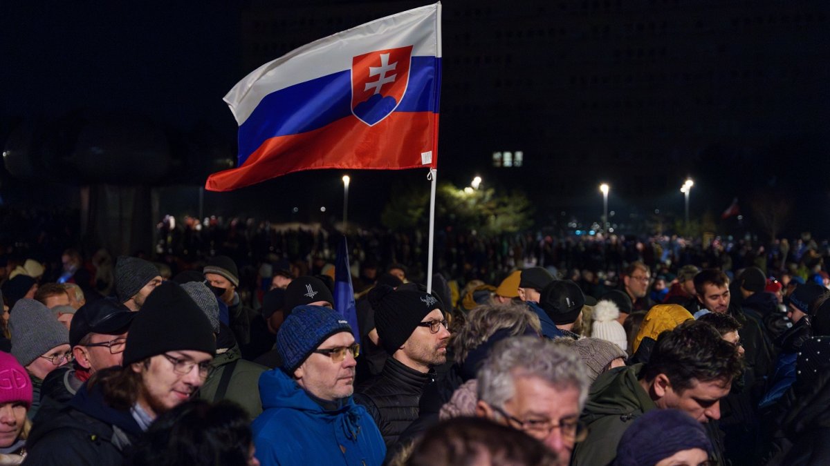 Protivládní protesty v Bratislavě (24.1.2025)