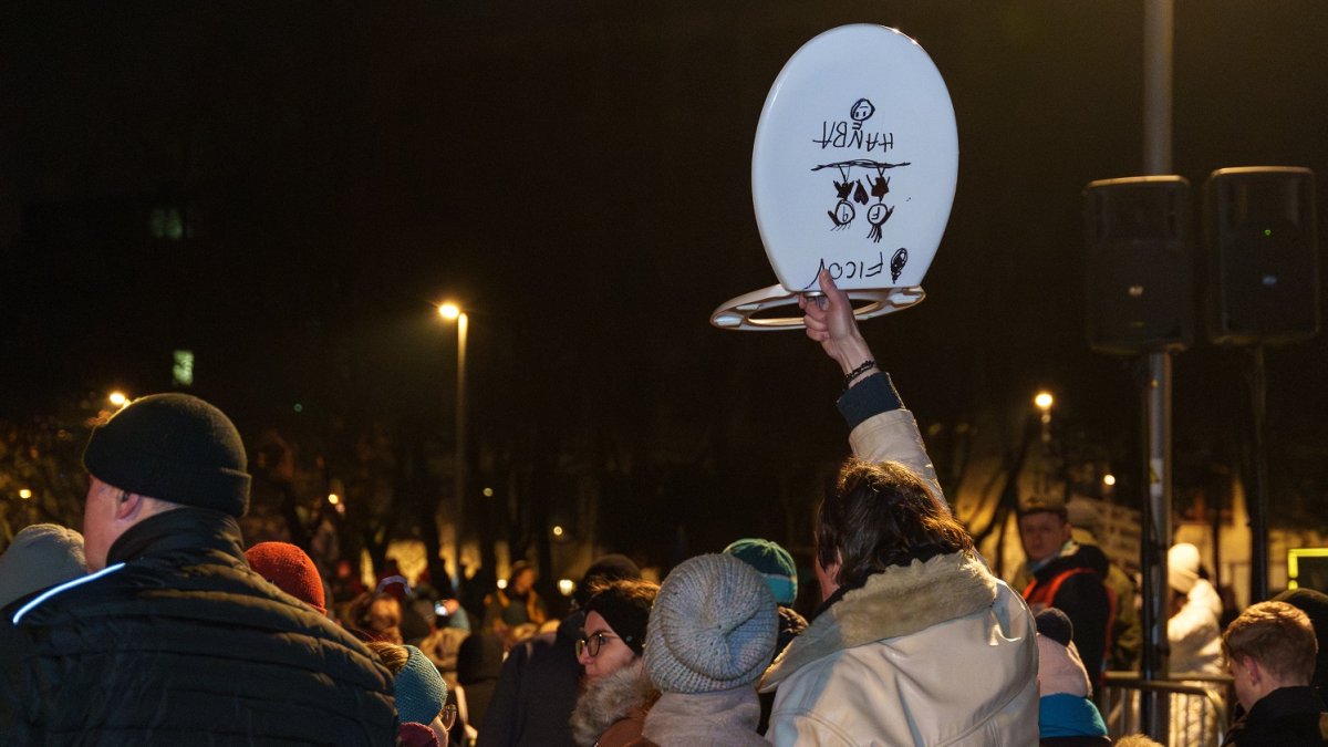 Protivládní protesty v Bratislavě (24.1.2025)