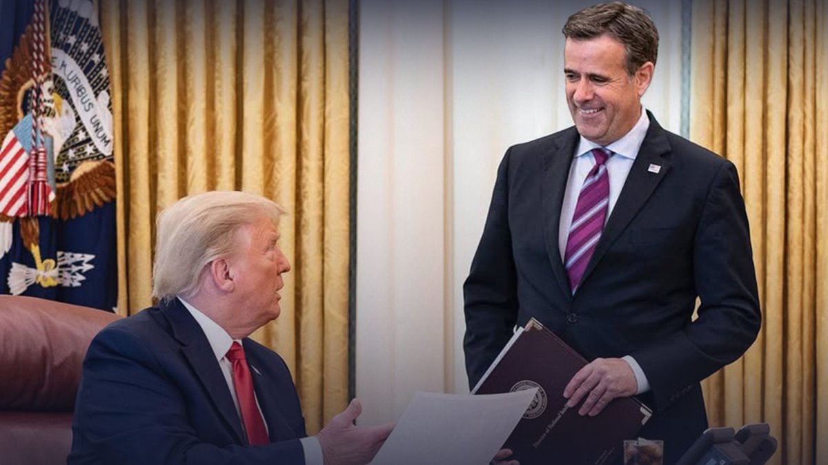 Donald Trump a nový ředitel CIA John Ratcliffe