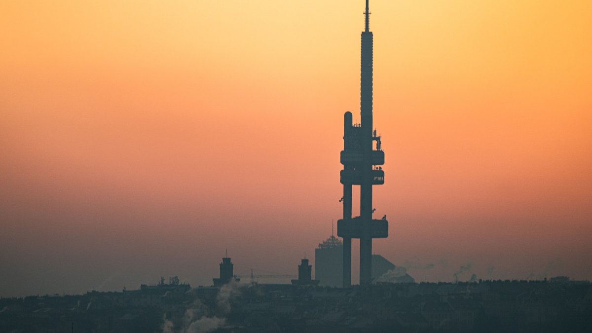 Mrazivé ráno v Praze