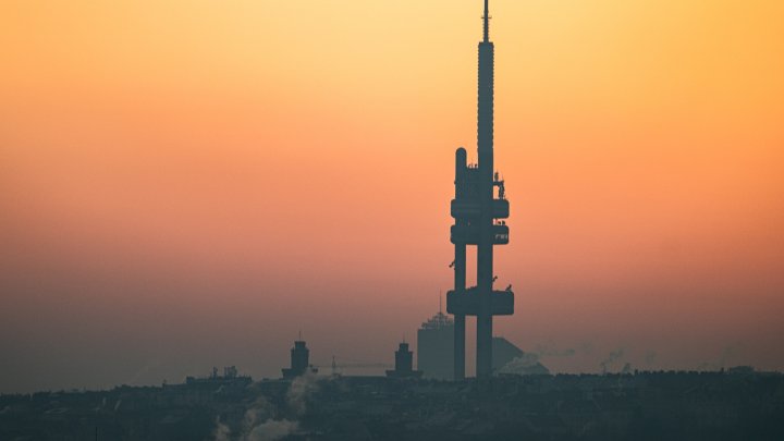 Mrazivé ráno v Praze