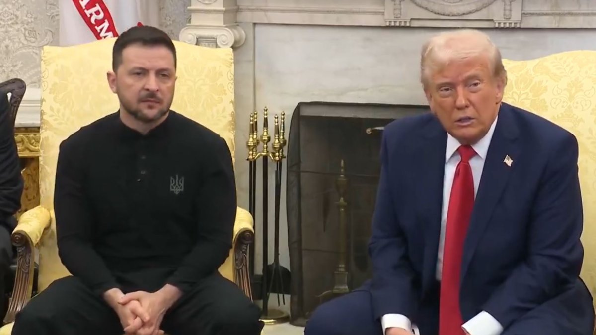 Volodymyr Zelenskyj a Donald Trump