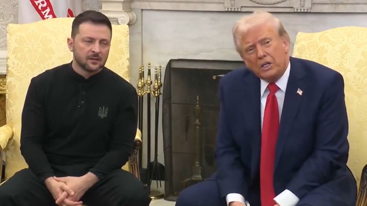 Volodymyr Zelenskyj a Donald Trump