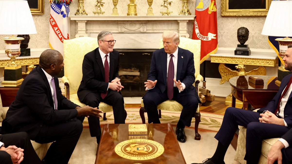 Keir Starmer na návštěvě Washingtonu.