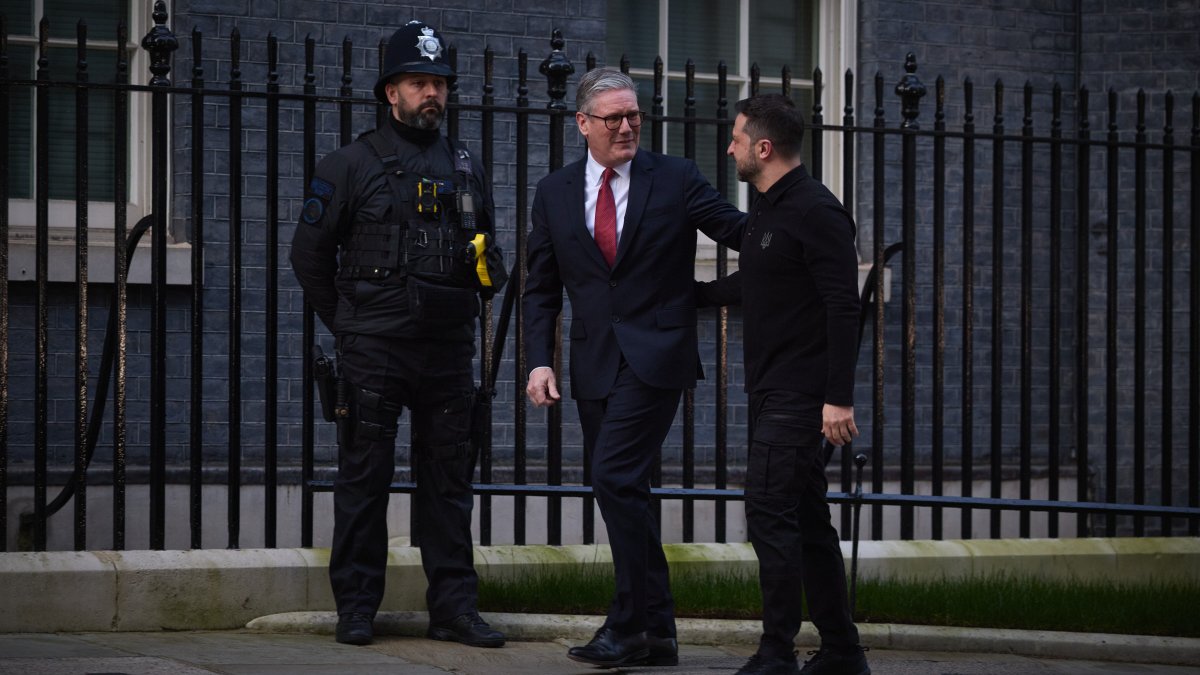 Volodymyr Zelenskyj se setkal s Keirem Starmerem