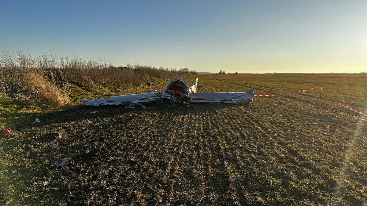 Na Chebsku havaroval ultralight. (2.3.2025)