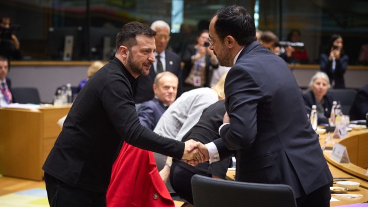 Volodymyr Zelenskyj na summitu EU. (6. března 2025).