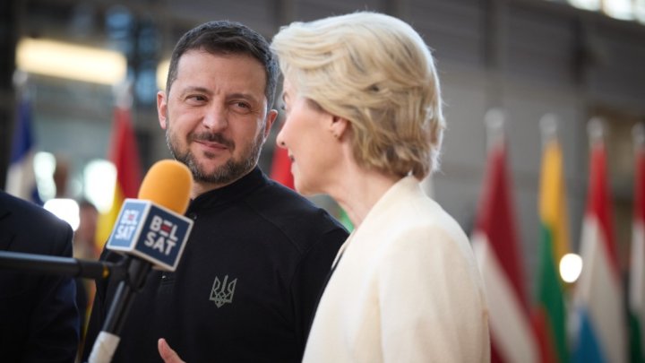 Volodymyr Zelenskyj na summitu EU. (6. března 2025).